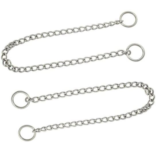 Snake Choke Chain For Dogs Nickel Plated Chrome Plated Dog Training Choke Collar