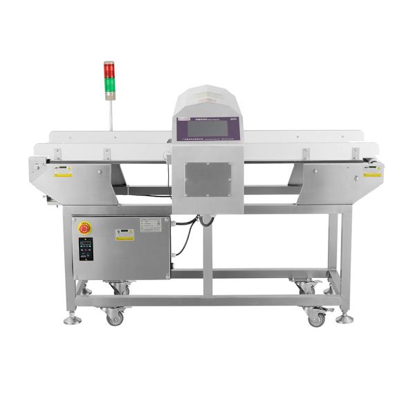 Online Adjustable Conveyor Speed Cakes Metal Detector For Food Packaging Line