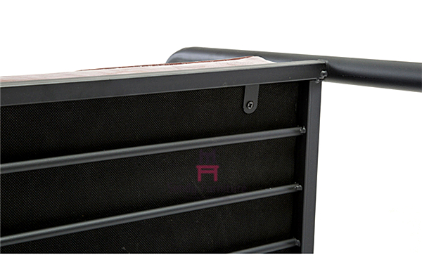 Стулья ресторана металла стиля дизайна просторной квартиры промышленные с кожей усаживают стул руки