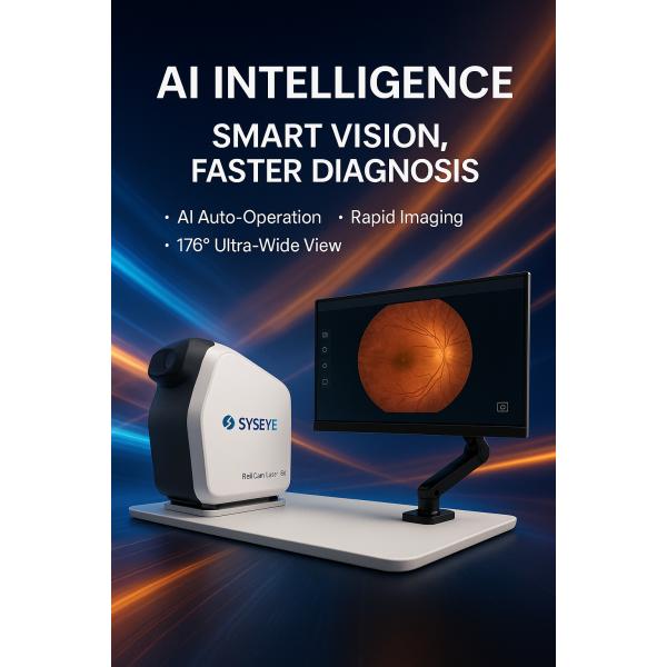 176° Wide Field Fundus Camera with LED True Color and Automatic Operation for High-Definition Retinal Imaging