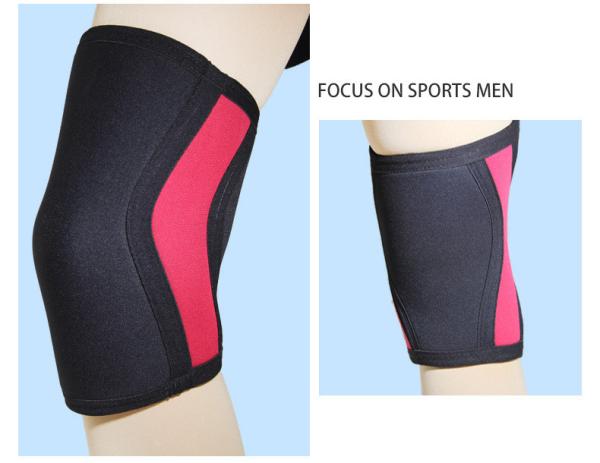 Neoprene sports knee pads SCR diving material knee pads weightlifting knee pads 7mm customizable