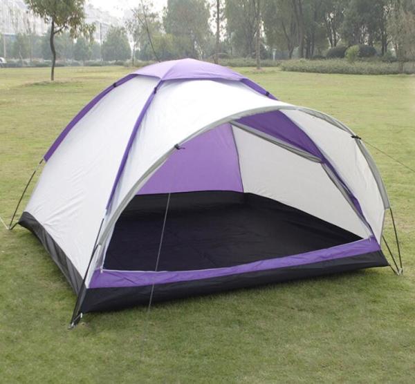 Single Layer Camping Tent Outdoor Pro Backpacking Light Weight waterproof Family TenT 3-4Person Camping Tent(HT6057)