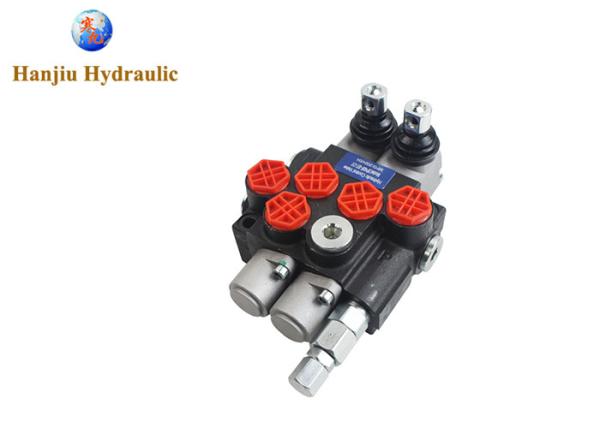 40 Liter Monoblock Control Valve 2P40 Two Spools G 3/8 Open Center Spool 2P40 A1C1 GKZ1