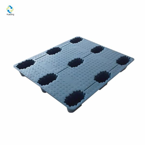 HUADING Disposable Tray for Black Plastic Pallet 9 Feets Close Decks and Customer Logo