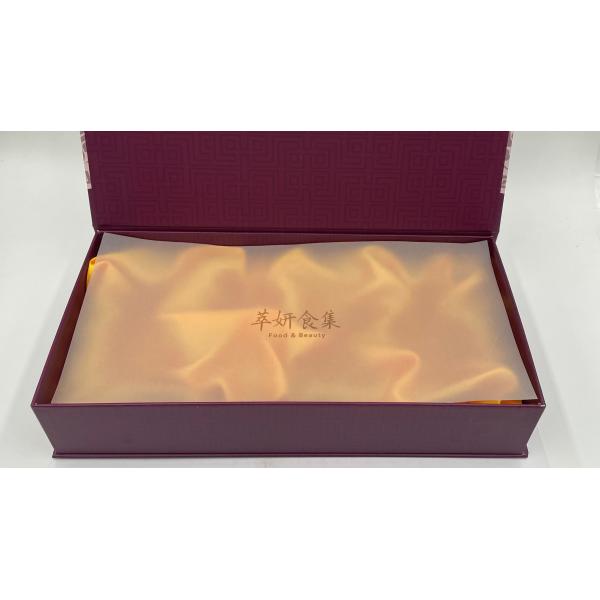 Wholesale Custom Luxury Rigid Cardboard Drawer Book Shape Gift Box With Satin Silk Insert