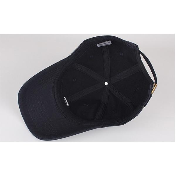 Embroidery Polyester Custom Personalized Hats / Antiqued Brass Buckle Baseball Caps