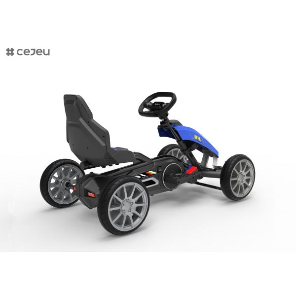 12V Battery Kids Go Karts Stroller for Toddlers Two-Seat Off-Road Car Toy