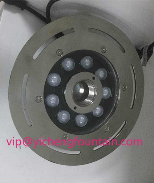 6PCS Drains LED Land Underwater Pond Lights 3 Sizes IP68 Waterproof 9W 12W 15W 18W