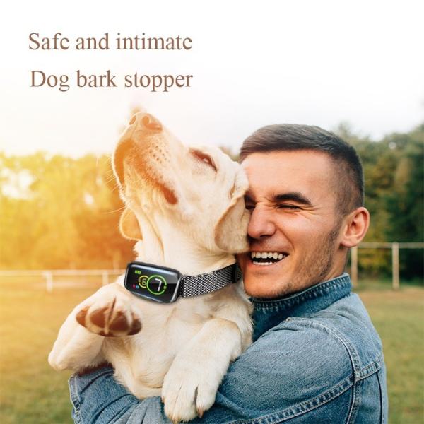 IP67 Waterproof Dog Training Collar 4 Modes Warning Tone Vibrate Static Shock Upgrade