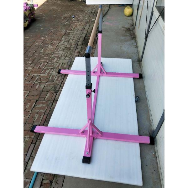 Customized Logo Availabled Ash Wood and Iron Gymnastics Kids Horizontal Bar for Home