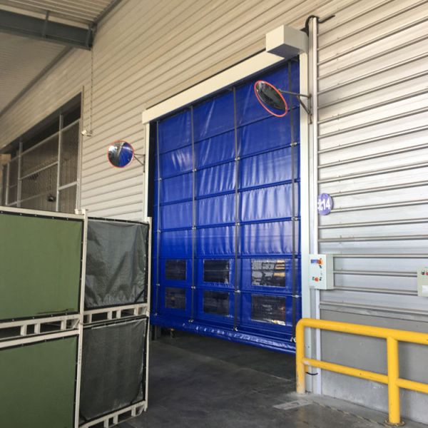 The Latest DesignIndustrial High Speed Stacking Door Automatic Rolling Shutter Door Pvc For Logistics Transit Warehouses