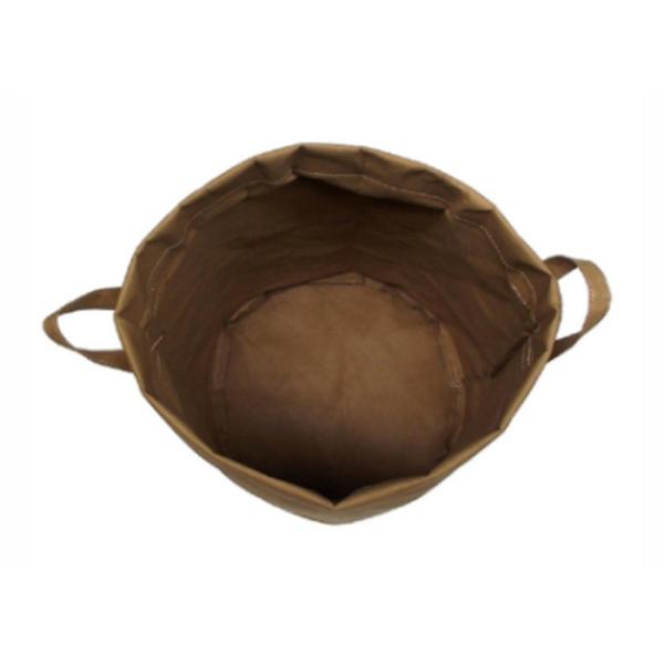 Custom Color Kraft Paper Storage Bags Durable Washable Storage Bags