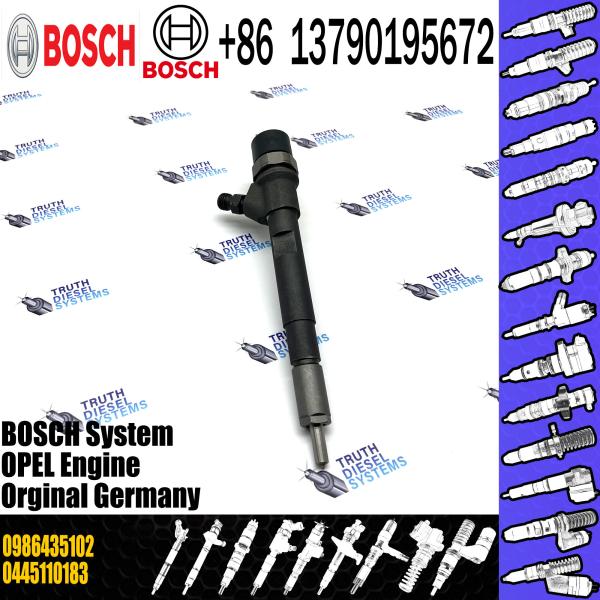 High Quality 0445110183 0986435102 Common Rail Fuel Diesel Injector For Alfa Romeo Fiat Ford