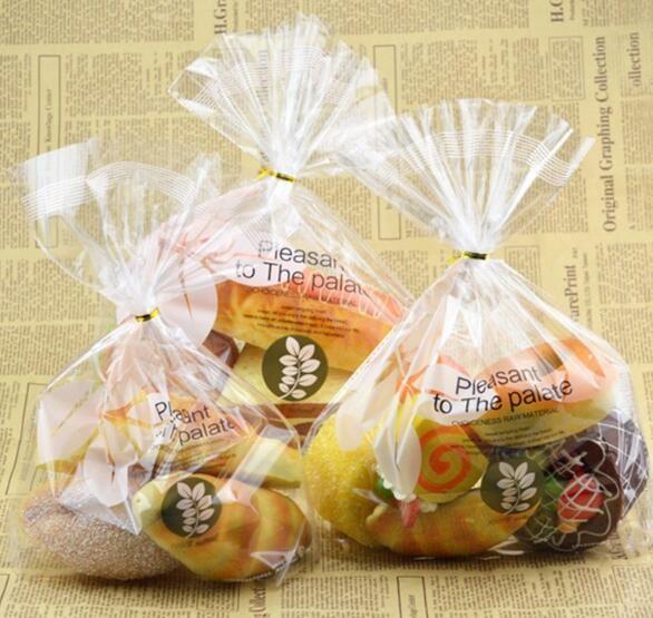 Clear LDPE plastic wicket bread bag, poly bakery plasetic packaging bags