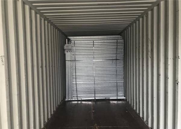 1830mm x 2950mm/ 6'x9.6'  vertical brace construction fencing panels HDG 366gram/sqm