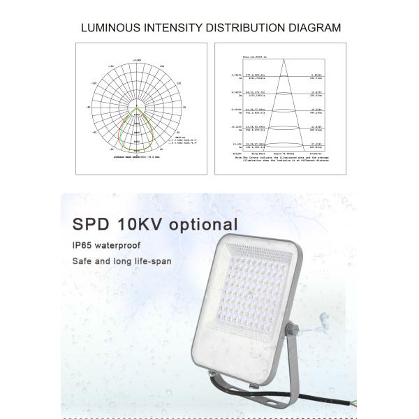 CRI80 28000Lm Led Flood Light 200w Ip65 Aluminum Housing 6500K