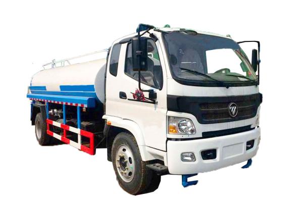 Self Suction Water Sprinkler Truck Carbon Steel Stainless Steel Tank Material