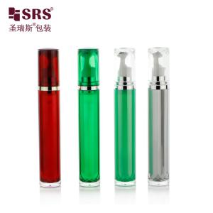 Customized Green Acrylic Empty Roller Bottle for Eye Gel Packaging