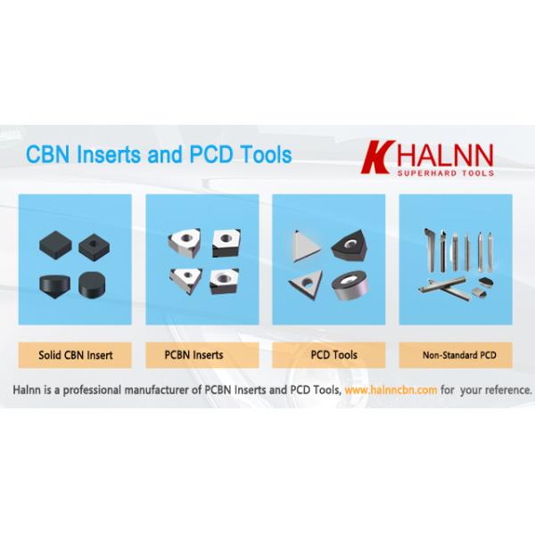Triangle High Speed Pcbn Tools Cutting Bearing Steel Wind Power Bearings
