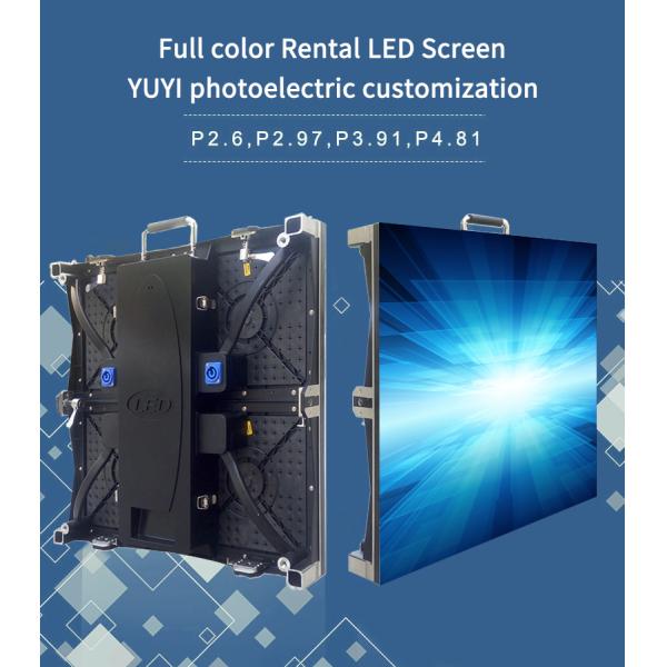 128*128 Résolution P3 P4 P4.81 Panneaux d'écran muraux vidéo LED pour cabinet Location de scène Concerts de mariage Autres médias