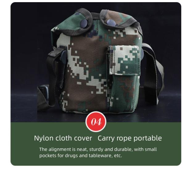 304 Stainless Steel Kettle Military Water Bottle Camouflage 800ML