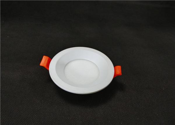 White Finish Round Panel 8000K 6W Recessed LED Ceiling Light