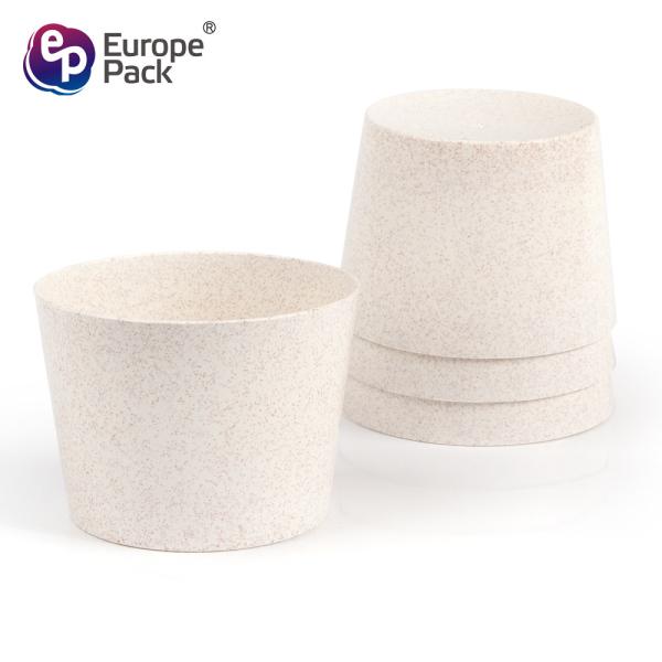 Wholesale disposable plastic cup mousse cake with food grade biodegradable material