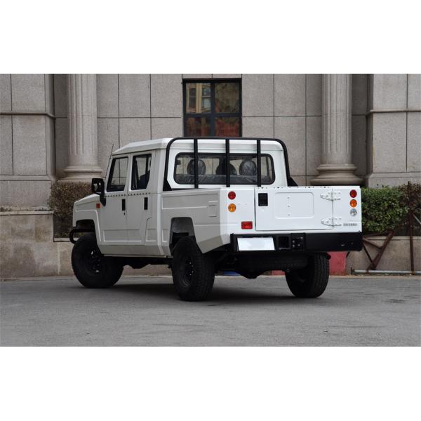 Camioneta de carga de carretera 4x4 diesel de doble fila con asiento del conductor de suspensión aérea