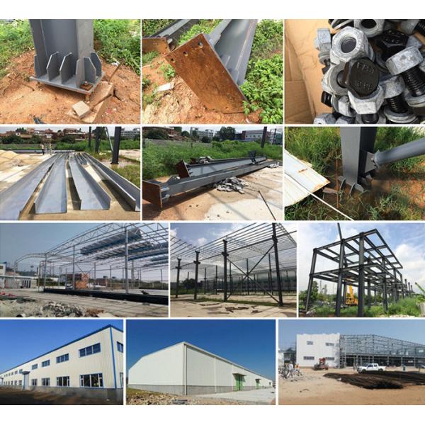 Light Weight Sgs Purlin Steel Frame Warehouse Construction