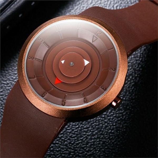 Men Leather Sports Quartz Watches Personalized Creative Simplicity Student Watch