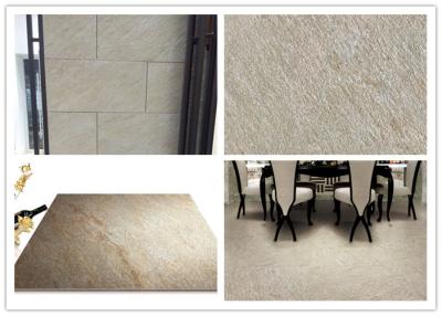 Teste padrão côncavo e convexo da telha vitrificada cerâmica bege amarela da porcelana
