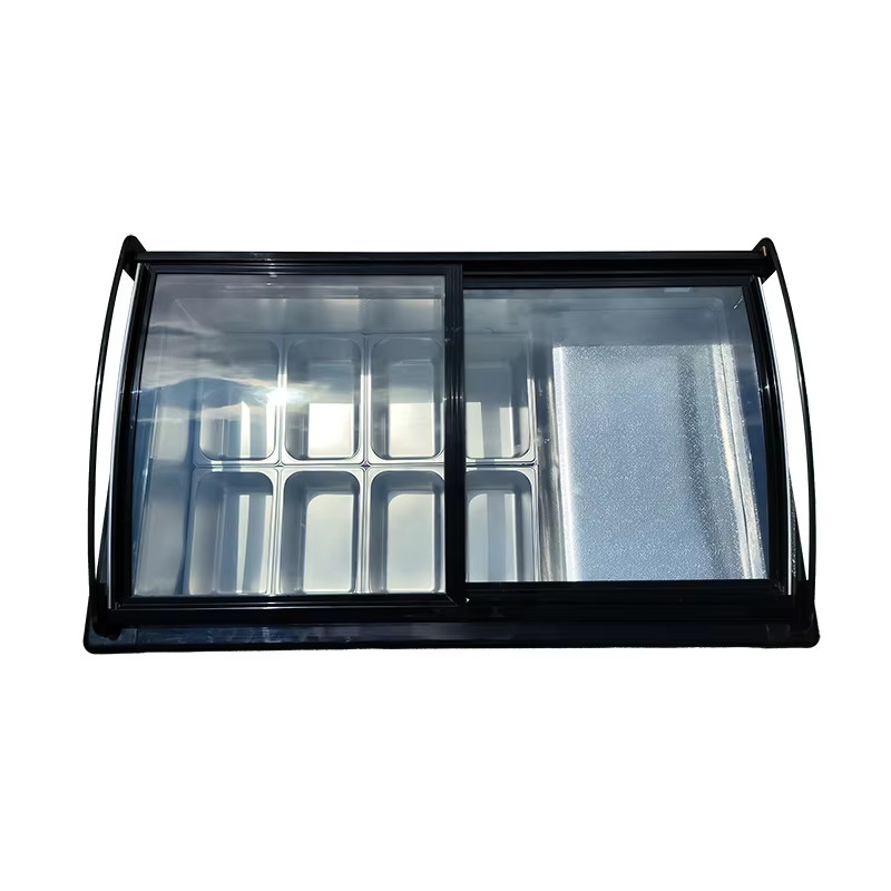 Commercial Equipment Italian Ice Cream Display Freezer Gelato Display Storage Freezers