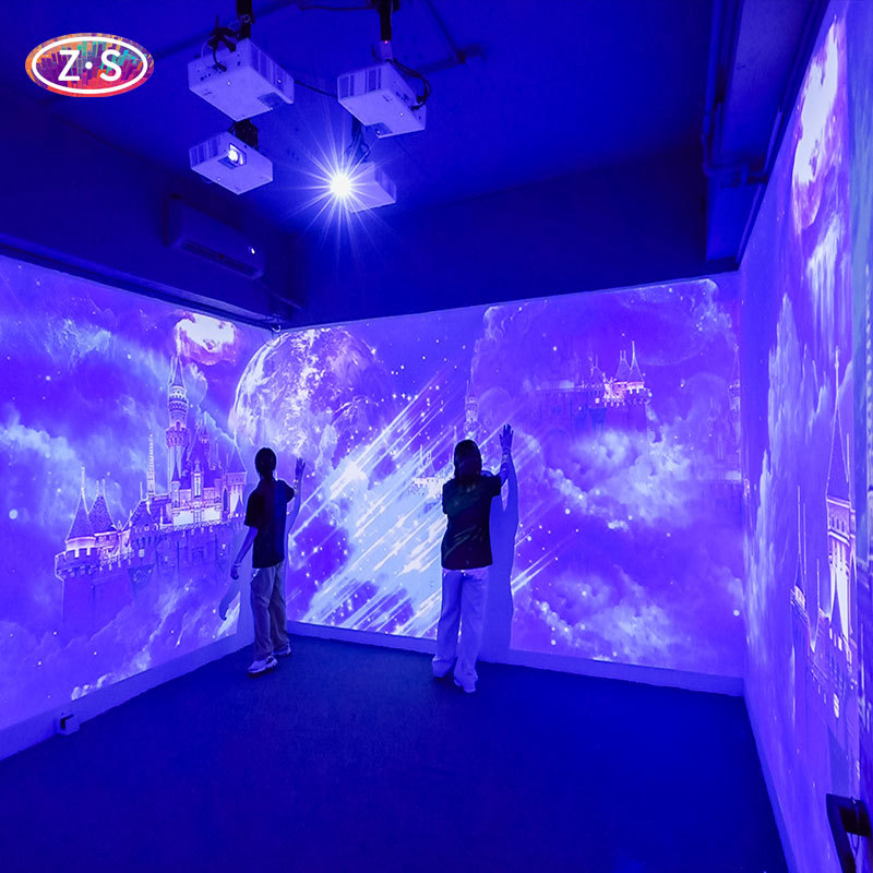 High Resolution Projection Immersive Interactive Projection Solution for Commercial Spaces