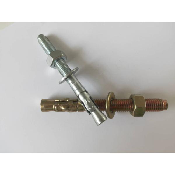 Grade 4.8 M10 * 100 Buliding Galvanized Wedge Anchor Bolts concrete anchor bolts