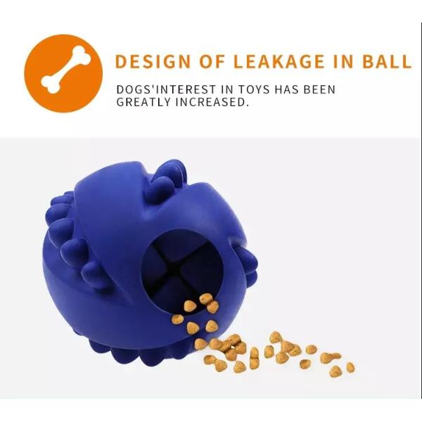 Teeth Cleaning Molar Chewing 18.5kg Treat Ball Cute Pet Toys