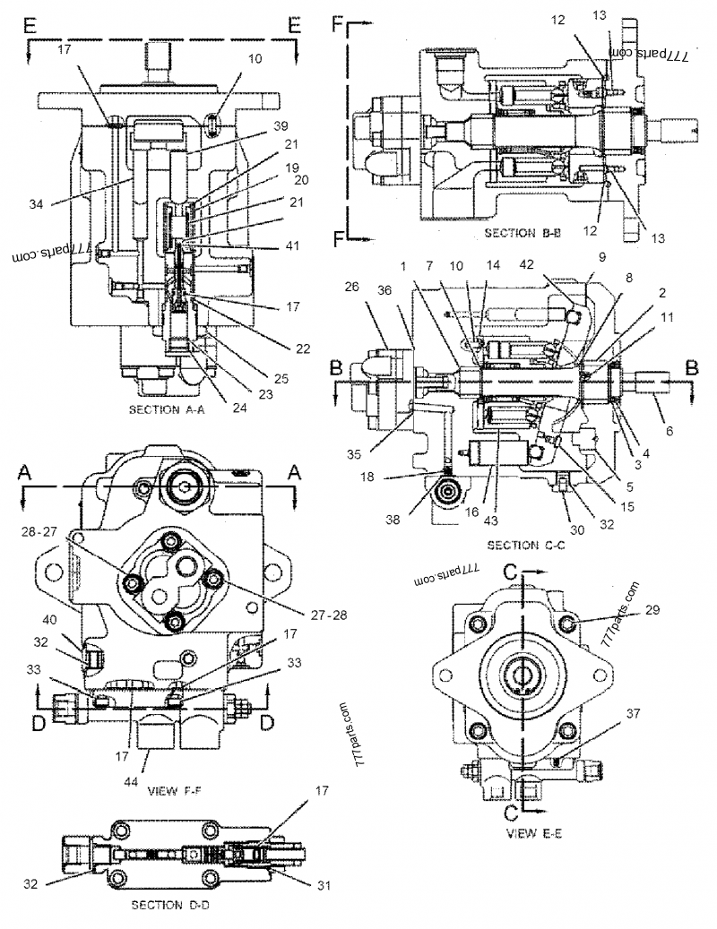 CAT 303.5C 303.5D 303C CR Hydraulic Pump For Mini Excavator Parts KYB Original PSVL-42CG B0610-42017 284-8038 266-6943 266-6827 266-6828