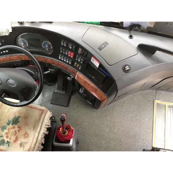 Yutong utilizó el coche Bus de la mano del saco hinchable 100km/H Yutong segundo de la puerta doble del autobús ZK6122