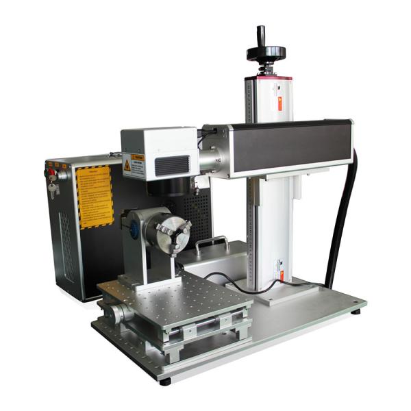 marcador plástico do laser da fibra do metal do gravador 150x150mm do laser da fibra 100w