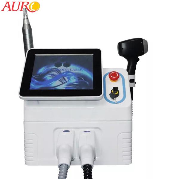 2 In 1 755nm 808nm 1064nm Laser Hair Removal Equipment Tattoo Removal Beauty Machine