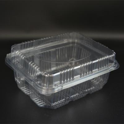 Clear Disposable Plastic Boxes For Packing 176mm Disposable Plastic Fruit Containers