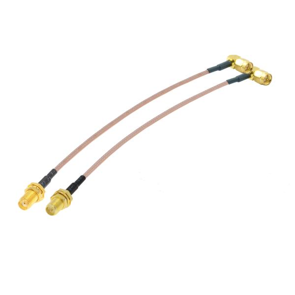 Right Angle SMA Male TO Female Cable RF Antenna Extension RG316 Coaxial Cable