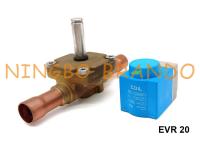 La válvula electromagnética líquida para la refrigeración Danfoss mecanografía EVR 20 NC 7/8