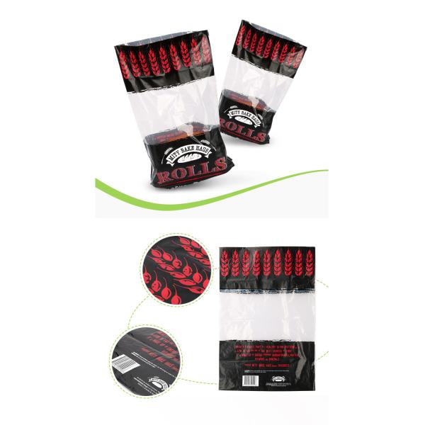 Сумки упаковки хлеба PE пирожного пекарни качества еды сохраняют свежесть