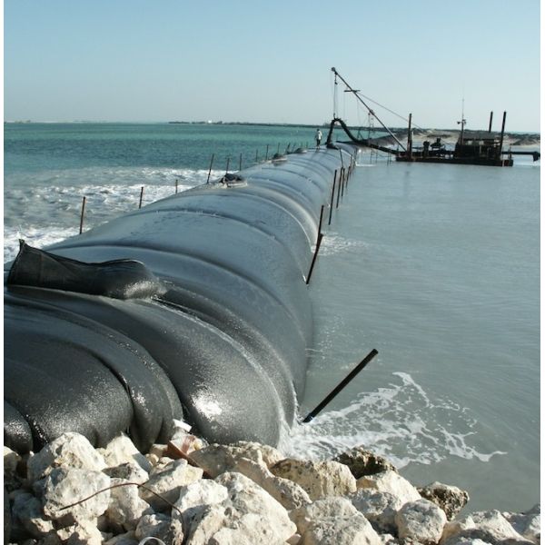 High Permeability Geotextile Dewatering Tubes For Municipal Sludge Treatment Projects