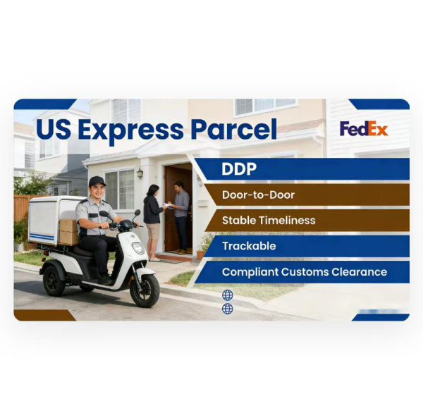 US Express Parcel Delivery Door To Door DDP Service Real Time Online Tracking
