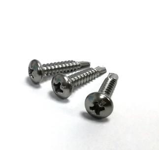 Triangle Thread Self Tapping Screws Stainless Steel Drilling Pan Head Screw