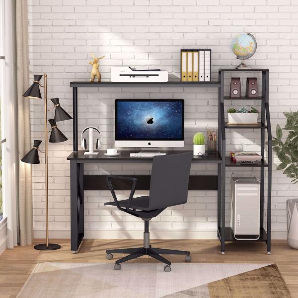 Solidwood Working Station Gaming Computer Desk for Home Office Soho Wooden Desk