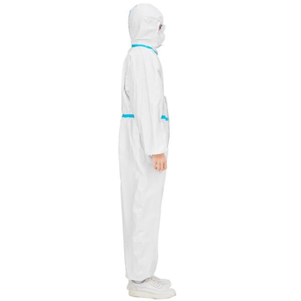 Work Clothes Disposable Protective Coverall / Nonwoven Hospital Isolation Gowns