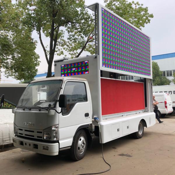 Isuzu 4*2 Euro 5 Led Display Box Truck Mobile Led Screen Billboard Truck Advertising Led Truck For Sale