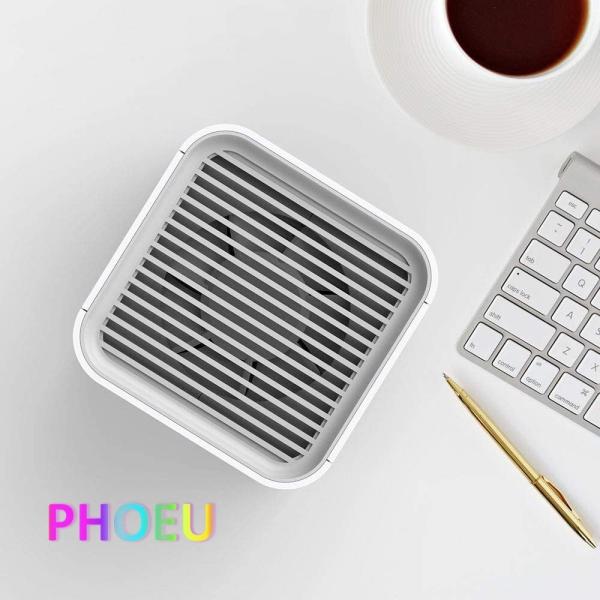 PM2.5 purification Table top mini purifier with UVC LED disinfection and active carbon super quiet design